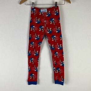 Sonic The Hedgehog Pajama Pants red size 8